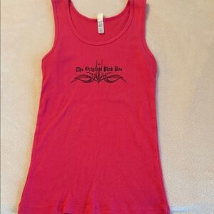Women's Pink Ribbed Tank Top